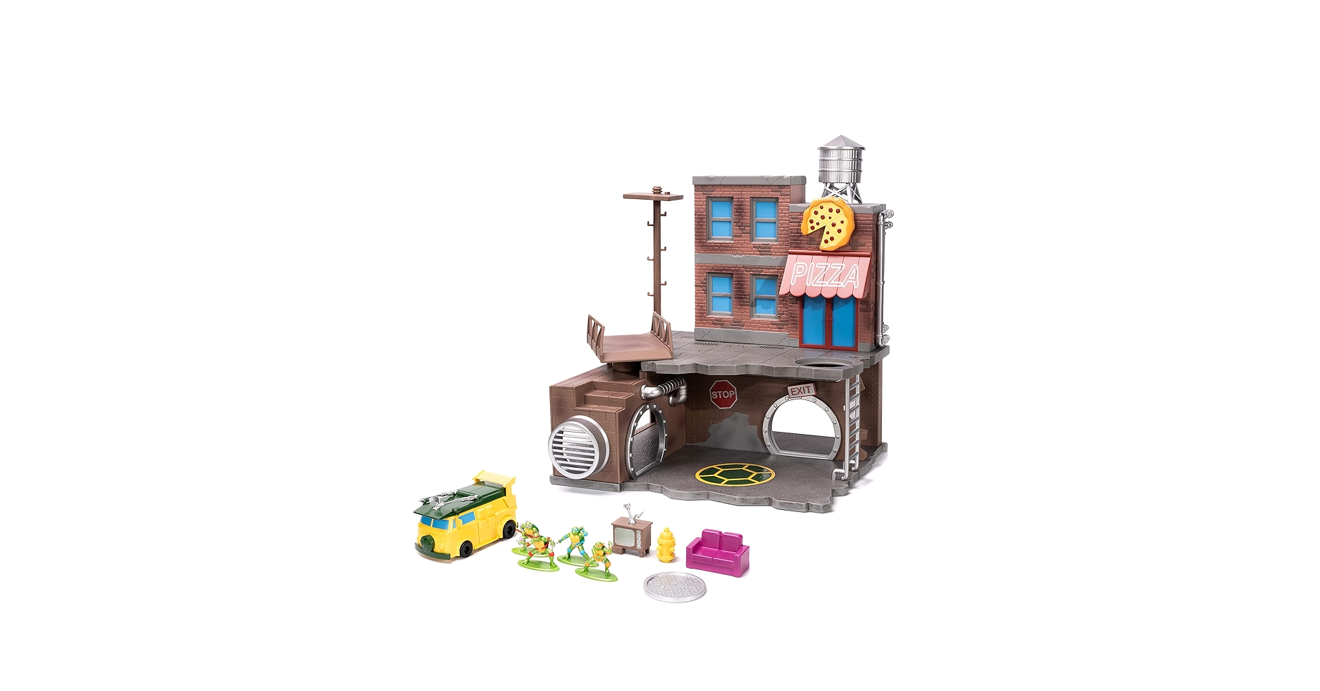 Amazon.com: Teenage Mutant Ninja Turtles Turtle Lair Nano